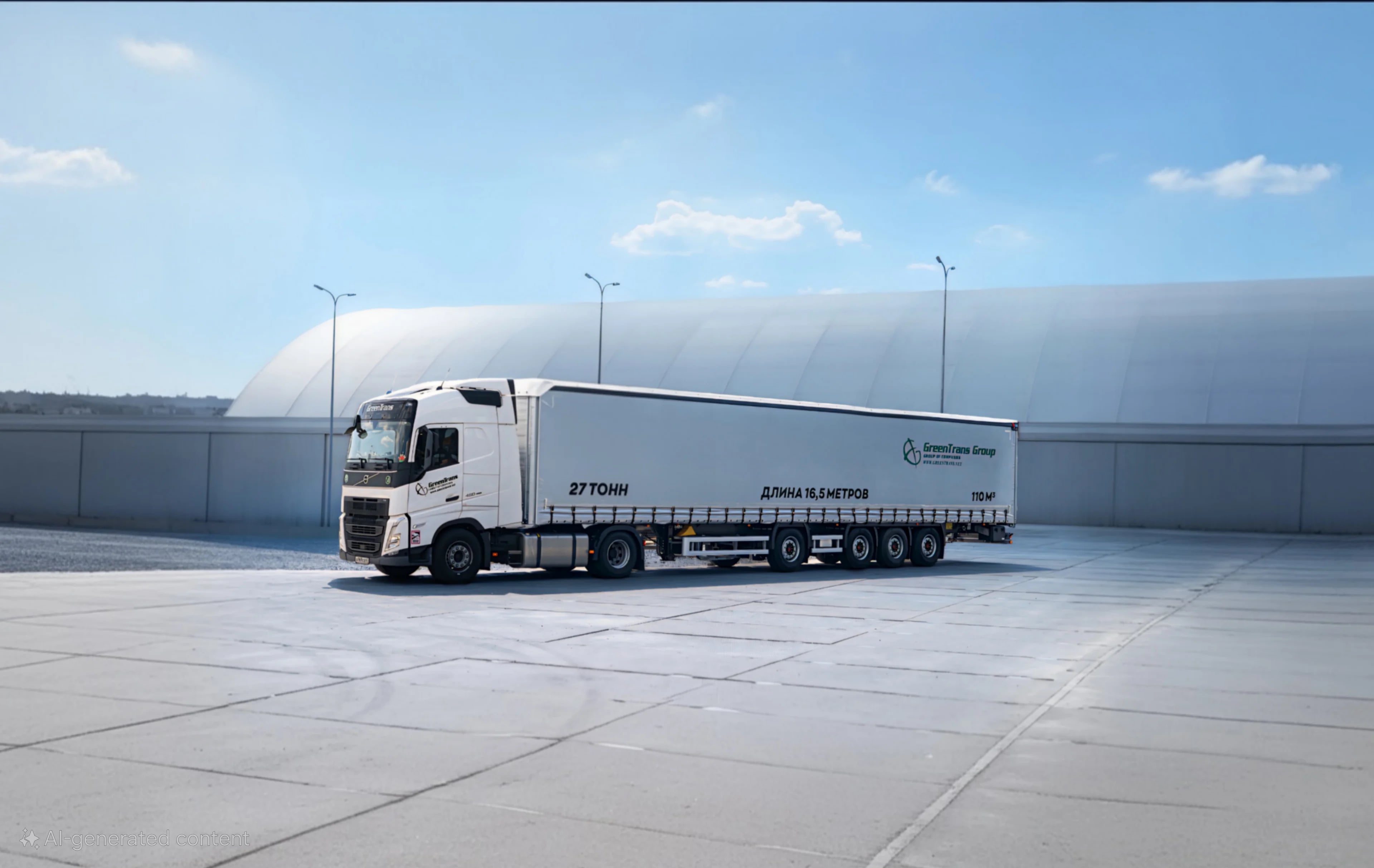 Автопарк GreenTrans Group — грузоперевозки по России и Европе